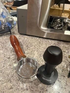 Wood Handle Portafilter wand Normcore Tamper